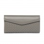 New Ladies Long Woven Wallet Luxury Fashion Buckle Multifunctional Card Holder Sheepskin Leather Ladies Coin Purse
