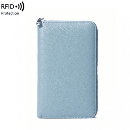 Women's Wallet Cow Leather Long Purse Fashion Zipper