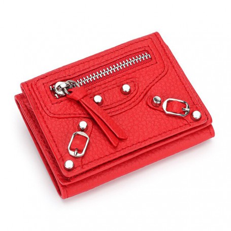 Women's Genuine Cow Leather Short Wallet