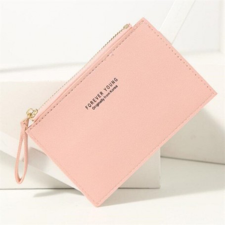 Women's Wallet Zipper PU Leather Card Holder