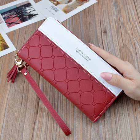 Women's Wallet with Zipper Phone Pocket Purse Card Holder