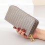 Women's Long Clutch Purse PU Leather Wallet