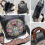 Women's Shoulder & Crossbody Bag Handmade Embroidery Leather