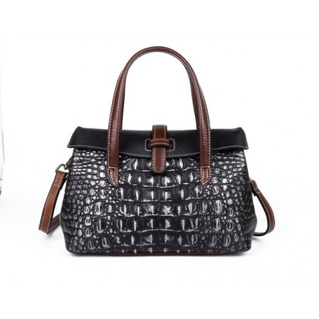 Women's Handbag Embossed Crocodile Texture Leather Shoulder Bag