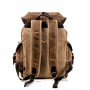 Men's Vintage Waterproof Waxed Canvas Backpack Bag