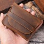 Retro Horse Leather Coin Purse Cowhide Card Holder