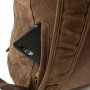 Men's Waterproof Wax Canvas Hiking Backpack Bag