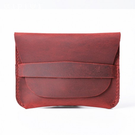 Retro Horse Leather Coin Purse Cowhide Card Holder