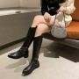 Women's Fashion Boots Low Heels