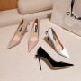 New Women's High Heels Bow Thin Heels Pointed Sexy Pumps Fashionable Party Shoes