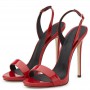 Women Red Gold Sandals Fashion Summer Shoes Big Size Elegant Party Wedding Sexy Prom Thin High Heels G0000