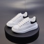 Trendy Breathable White Shoes Flats Women Casual Sport Shoes Sneakers