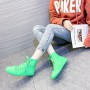 High Top Women's Sneakers ashion Candy Colors Outdoor Leisure flats Comfortable Walking Lace-Up Vulcanized Shoes
