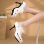 New Lightweight Jelly Shoes Women Sandals Comfortable Soft Heels Shoes Outdoor Women Female Slippers