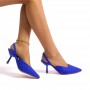 High-heeled Shoes Pointed Toe Back High-heeled Colorful Diamond Bright Women's Shoes