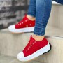 Platform Shoes for Women Sneakers Women Shoes Female Canvas Tennis Ladies Chunky Lace Up Shoe Zapatillas Mujer Tenis Feminino