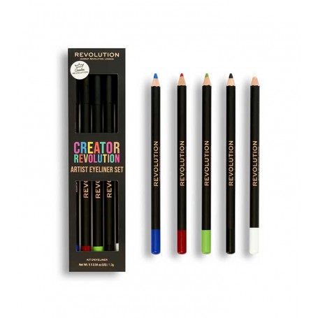 Creator Revolution Artist Eyeliner Set zestaw kredek do oczu 5x1