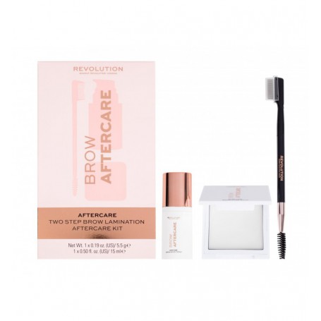 Brow Aftercare zestaw Step One spray do brwi 15ml + Step Two bal