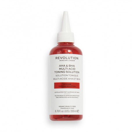 Skincare AHA & BHA Multi Acid Toning Solution tonik złuszczają