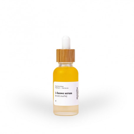 By Nature dwufazowe serum do cery suchej z witaminami C+E oraz k