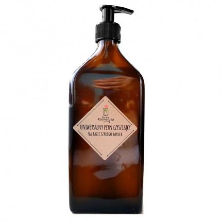 Uniwersalny płyn czyszczący na bazie szarego mydła z pompką 