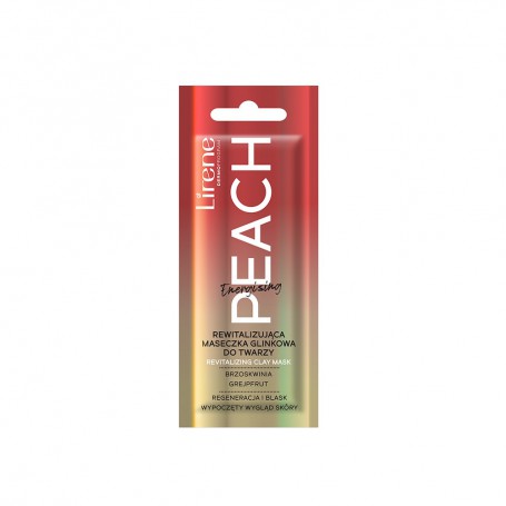 Rewitalizująca maseczka glinkowa do twarzy Peach 6ml