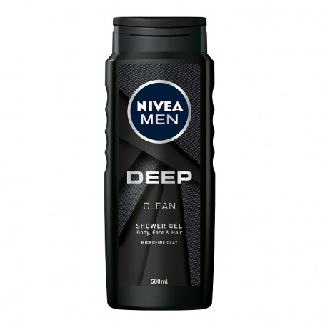 Men Deep Clean żel pod pod prysznic do ciała twarzy i włosów