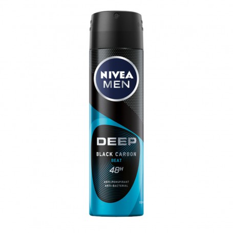Men Deep Black Carbon Beat antyperspirant spray z aktywnym węgl