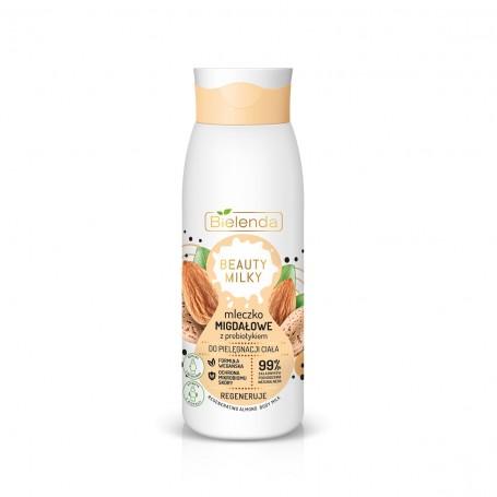 Beauty Milky mleczko migdałowe z prebiotykiem do pielęgnacji c