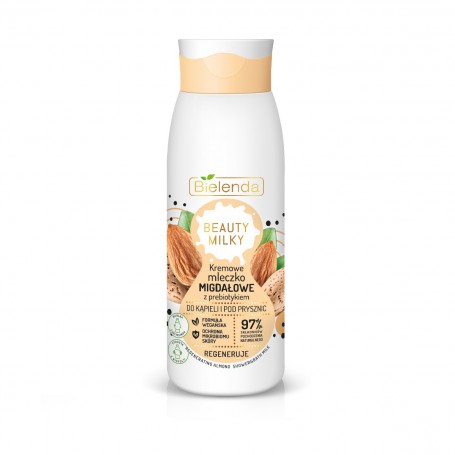 Beauty Milky kremowe mleczko migdałowe z prebiotykiem do kąpie