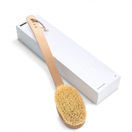 Szczotka do masażu ciała – włókno tampico wersja gięta No