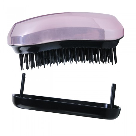 Brush & Go kompaktowa szczotka do włosów z nakładką Metalicz