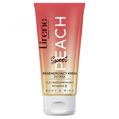 Body & Mind regenerujący krem do rąk Sweet Peach 50ml