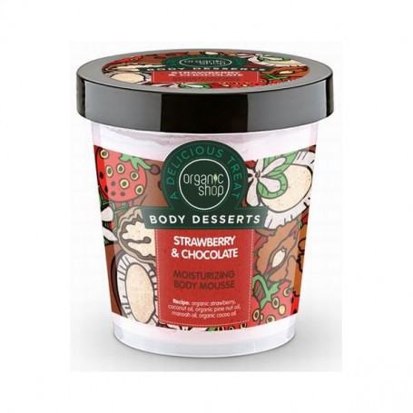 Body Desserts Strawberry & Chocolate Moisturizing Body Mousse na