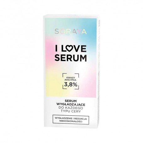I Love Serum serum wygładzające kwasy AHA+PHA 3.8% 30ml