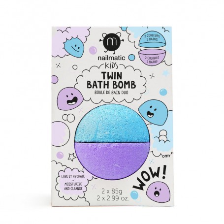Kids Twin Bath Bomb podwójna kula do kąpieli dla dzieci Blue/V