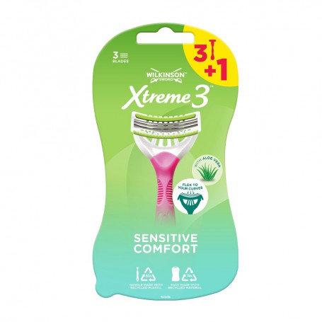 Xtreme3 Sensitive Comfort jednorazowe maszynki do golenia dla ko
