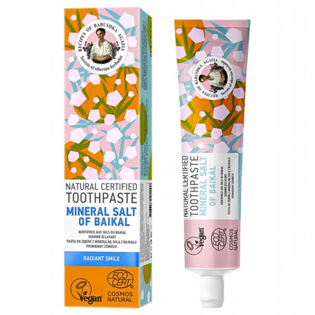 Natural Toothpaste naturalna pasta do zębów Mineralna Sól z B