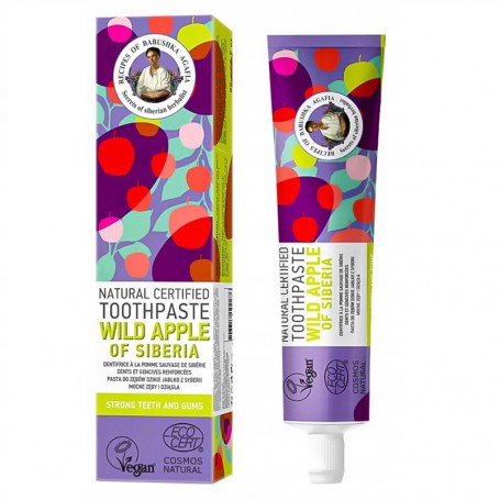 Natural Toothpaste naturalna pasta do zębów Dzikie Jabłko z S