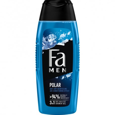 Men Polar żel pod prysznic z formułą 3w1 o eukaliptusa i nut