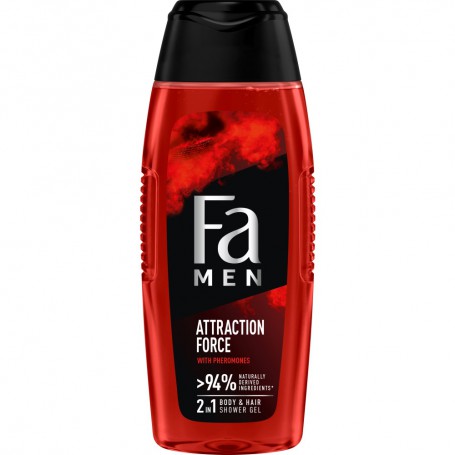 Men Attraction Force żel pod prysznic z formułą 2w1 z feromon