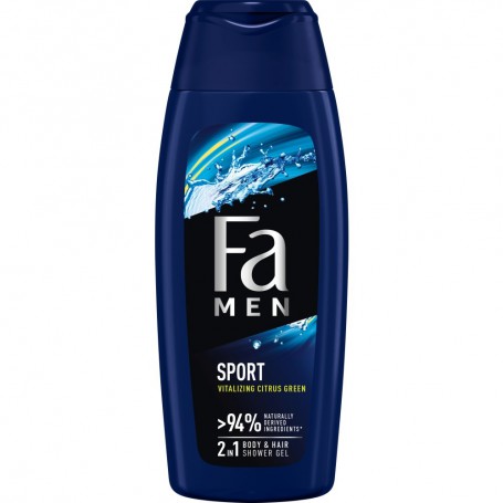 Men Sport żel pod prysznic z formułą 2w1 o zapachu zielonych