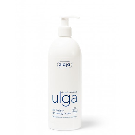 Ulga dla Skóry Wrażliwej żel myjący do twarzy i ciała 400ml