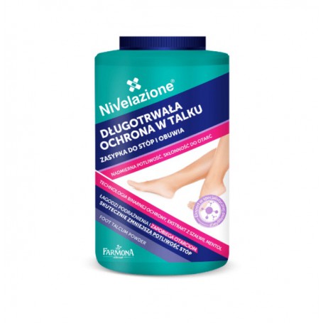 Nivelazione Foot Talcum Powder zasypka do stóp i obuwia w talku