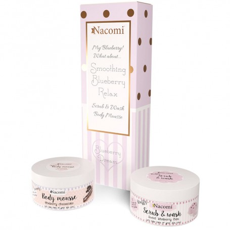 Borówkowy Sen zestaw pianka peelingująco-myjąca 100ml + mus d