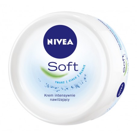 Soft cream provides intensive hydration and skin care B