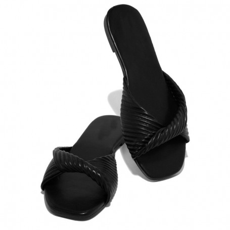 Women's Slippers Square Toe Fashion