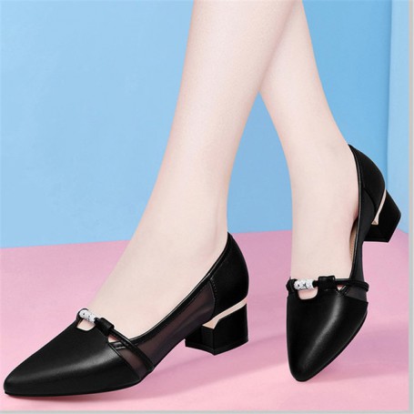 Women's Flat Shoes High Quality Slip-On Heels Pumps Casual Comfort