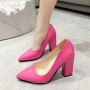 Women's High Heels Pumps Shoes Pointed Toe Fashion