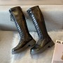 Women's High-Top Long-Barreled Knight Martin Boots